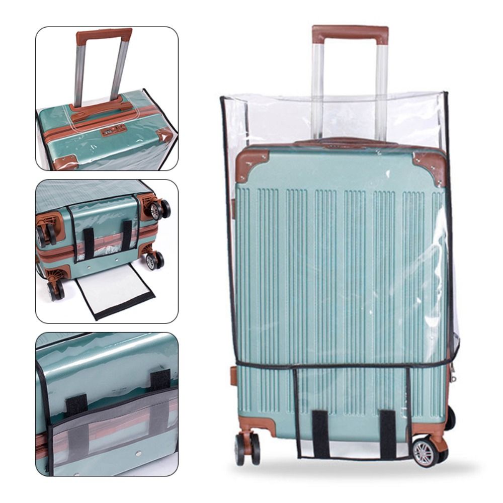 Waterproof Suitcase Cover Protector - Прозрачный чехол для багажа из ПВХ,