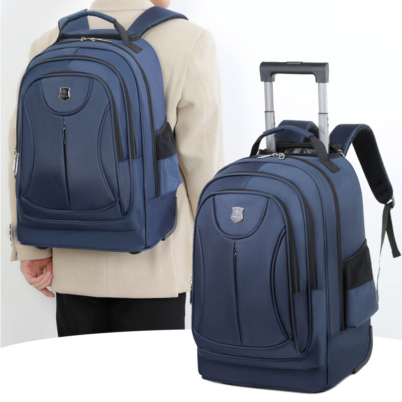 Foldable Rolling Luggage Bag - Многофункциональный водонепроницаемый рюкзак-тележка для путешествий и