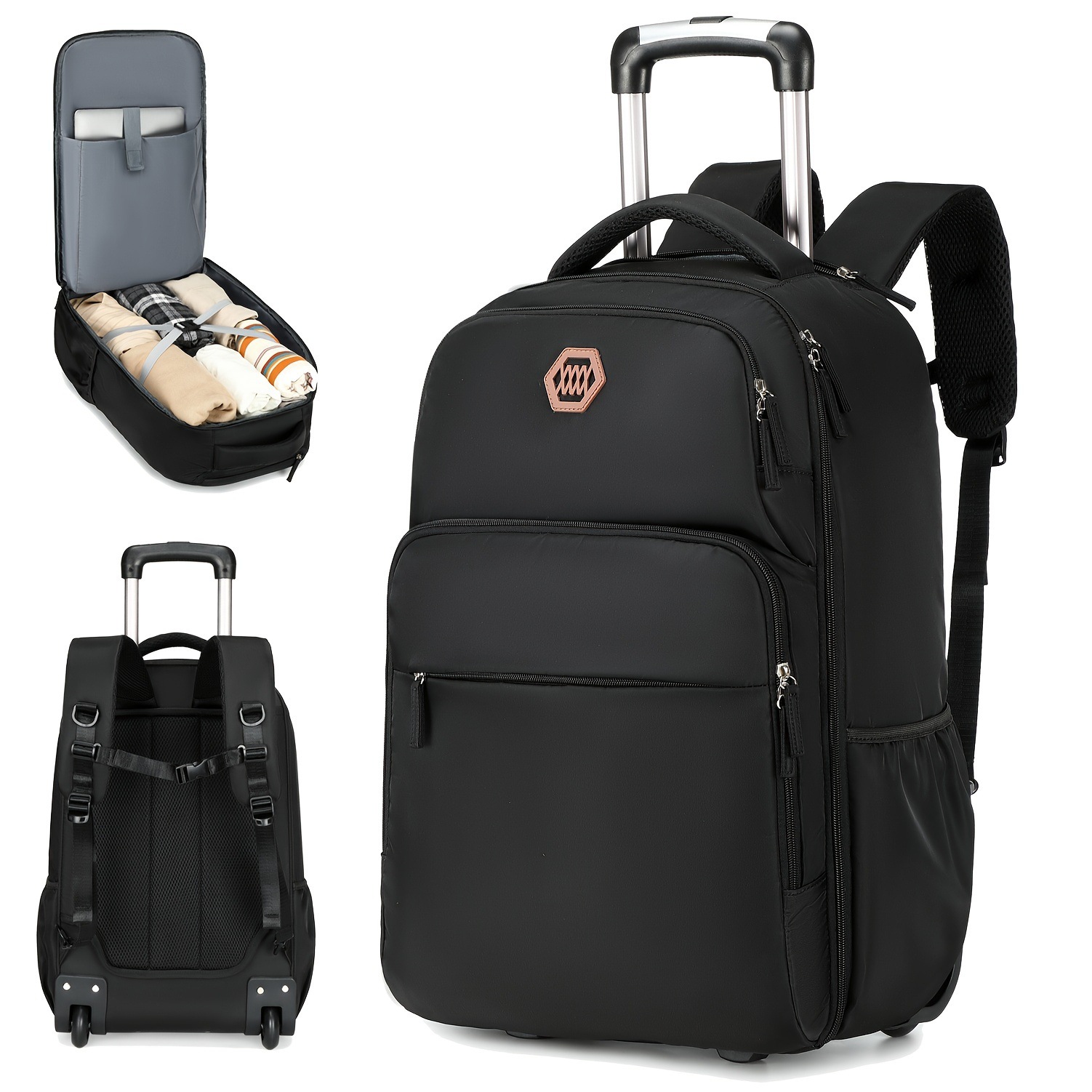 Foldable Rolling Luggage Bag - Рюкзак на колесах для ноутбука, 40