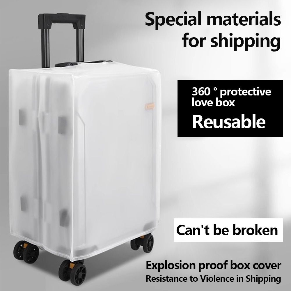 Luggage Protective Cover Transparent - Новый матовый защитный чехол для багажа,