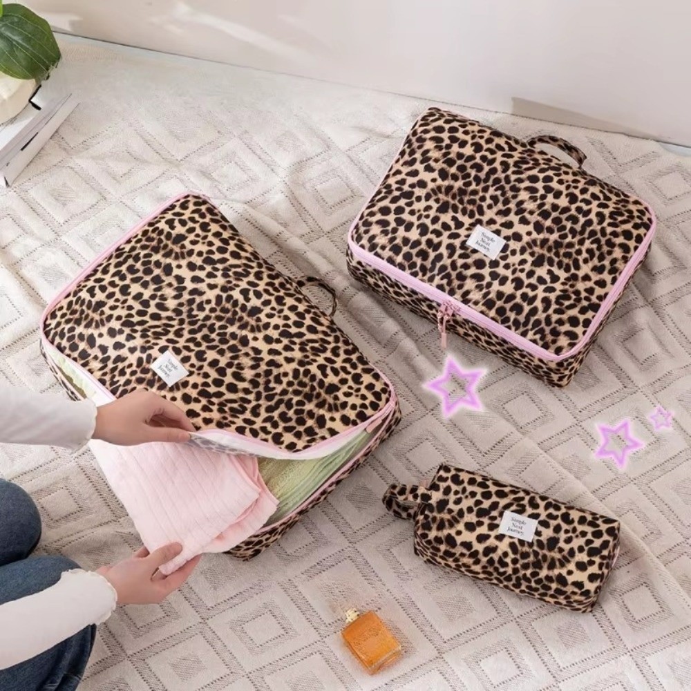 Cosmetic Bags - Новая водонепроницаемая косметичка с леопардовым принтом,