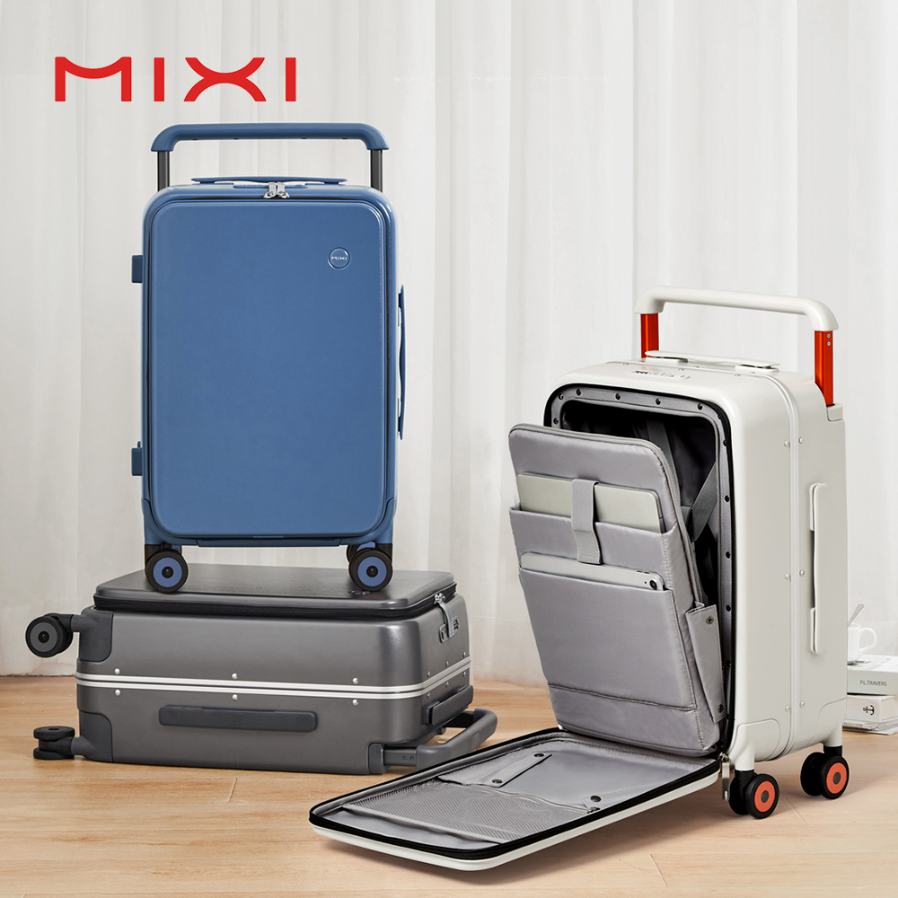 Aluminum Frame Carry On Luggage - Чемодан Mixi с широкой ручкой, новый