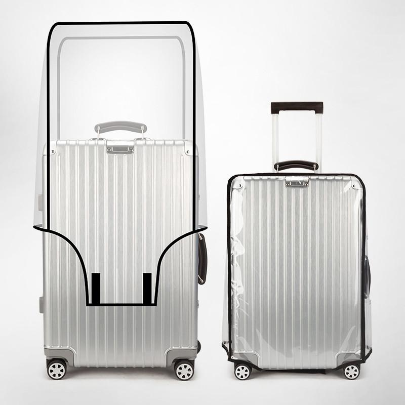 Luggage Protective Cover Transparent - Водонепроницаемый прозрачный чехол для защиты багажа,