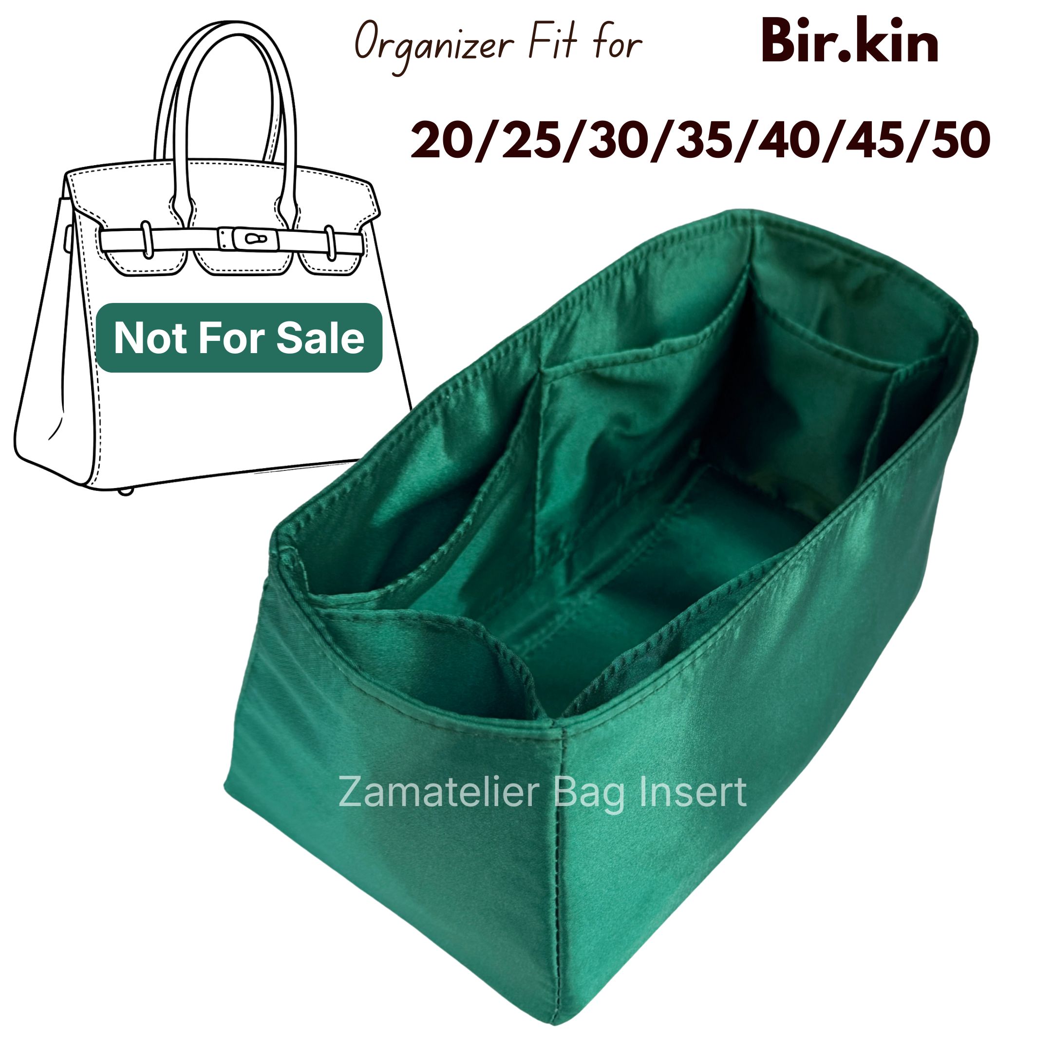 Wallets - Индивидуальный шелковый вкладыш для сумок Birkin