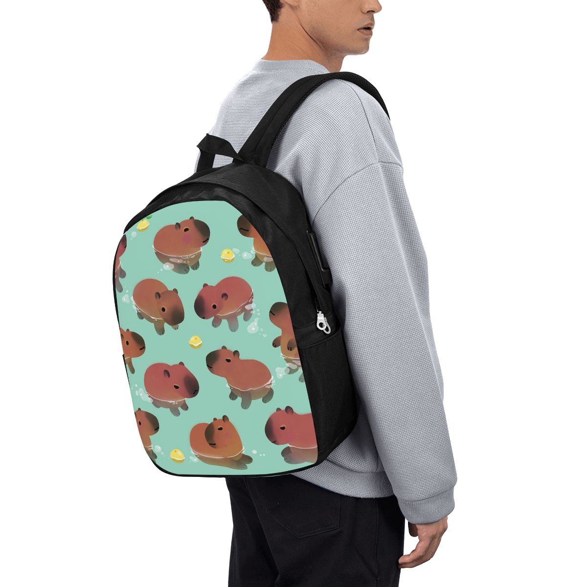 Рюкзак с рисунком капибары, до – обзор и цена Backpacks