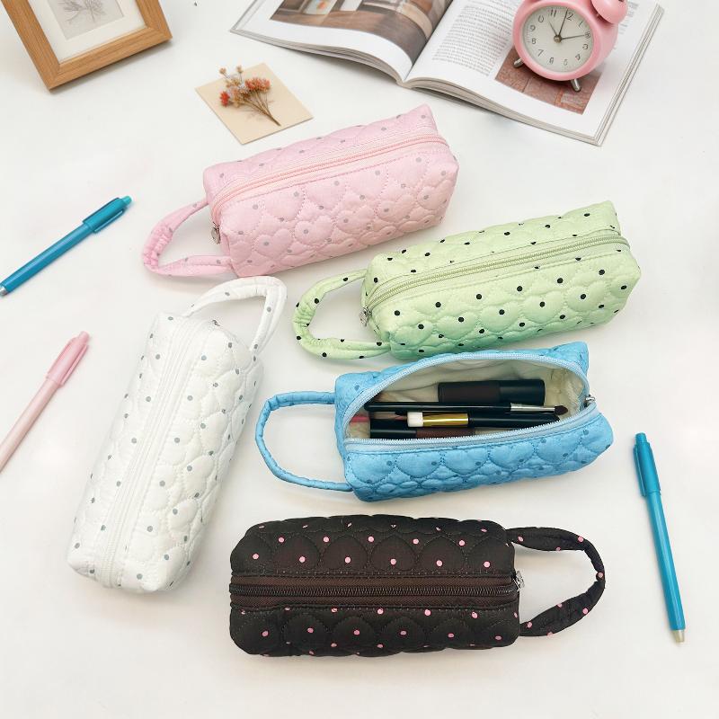 Компактная косметичка в гороше – обзор и цена Cosmetic Bags