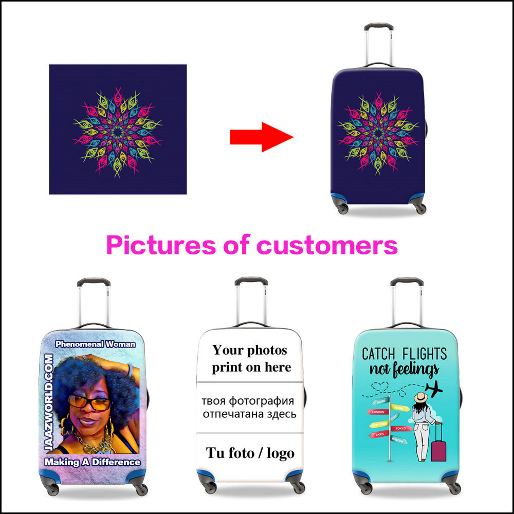 Рождественский чехол для чемод – обзор и цена Waterproof Suitcase Cover Protector