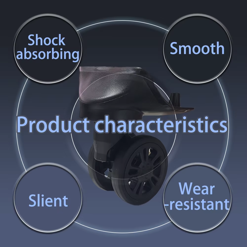 Универсальные бесшумные колеса – обзор и цена Silent Replacement Luggage Wheels