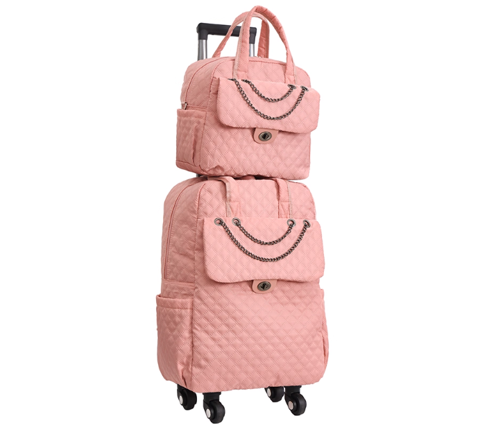 Женская дорожная сумка на коле – обзор и цена Foldable Rolling Luggage Bag