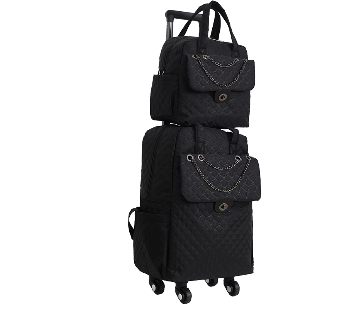Женская дорожная сумка на коле – обзор и цена Foldable Rolling Luggage Bag