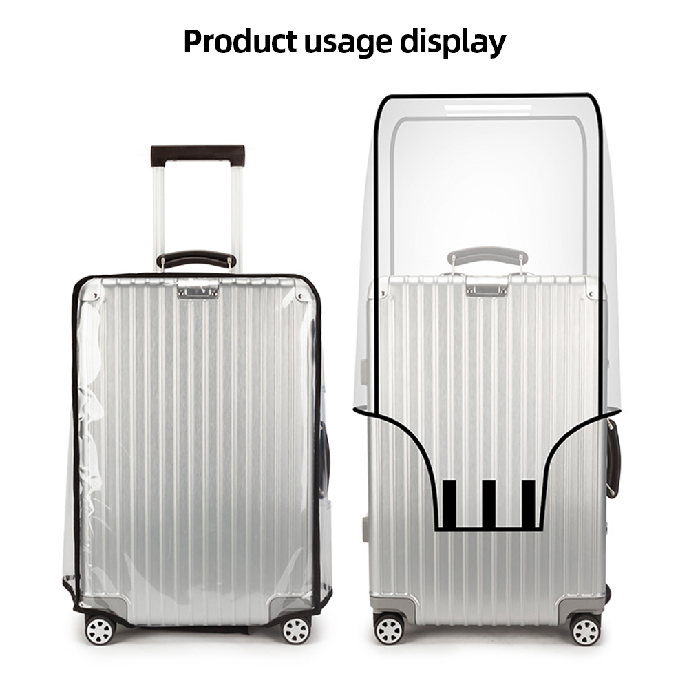 Прозрачный защитный чехол для  – обзор и цена Luggage Protective Cover Transparent