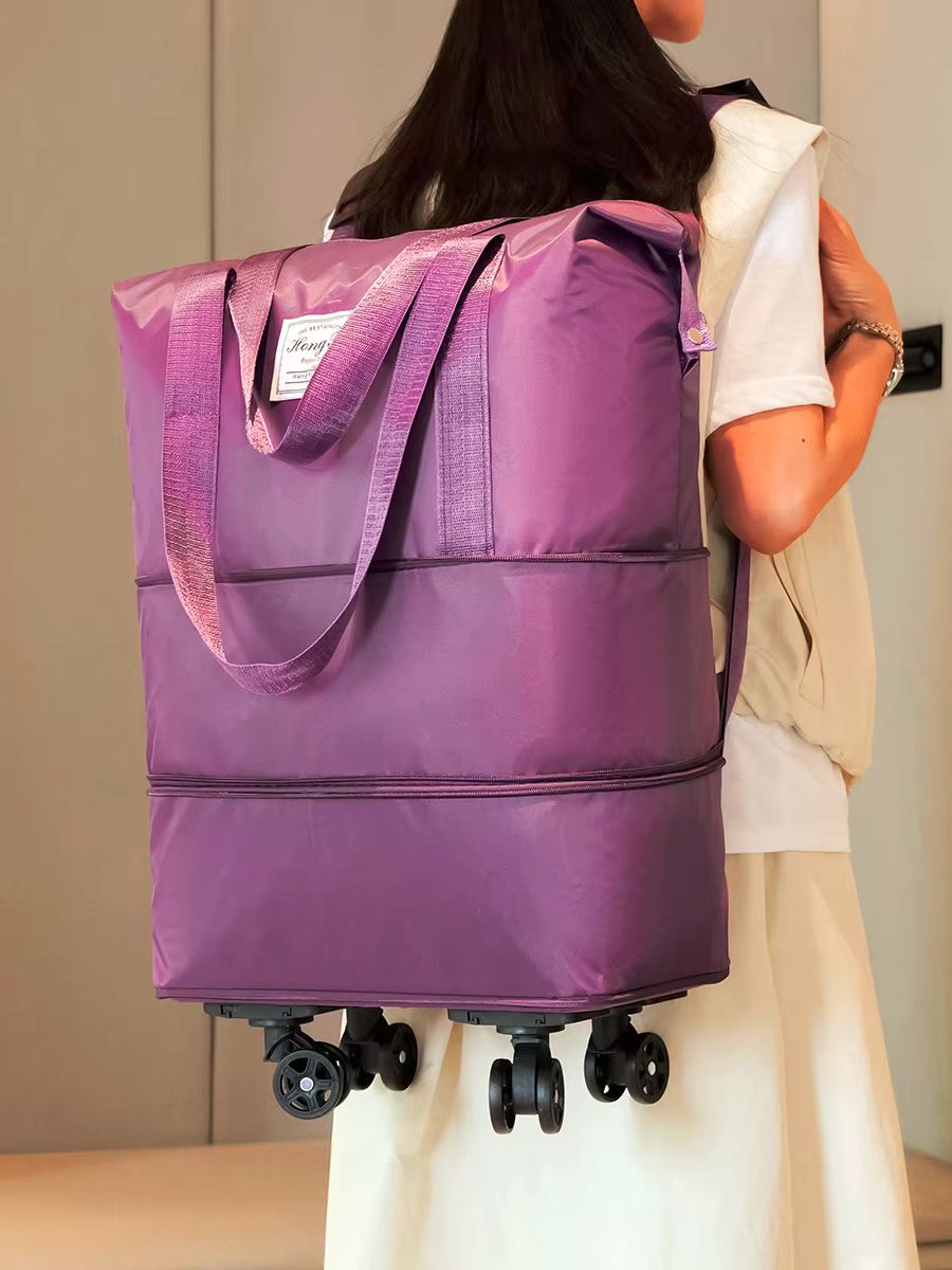 Дорожная сумка на колесиках, с – обзор и цена Foldable Rolling Luggage Bag