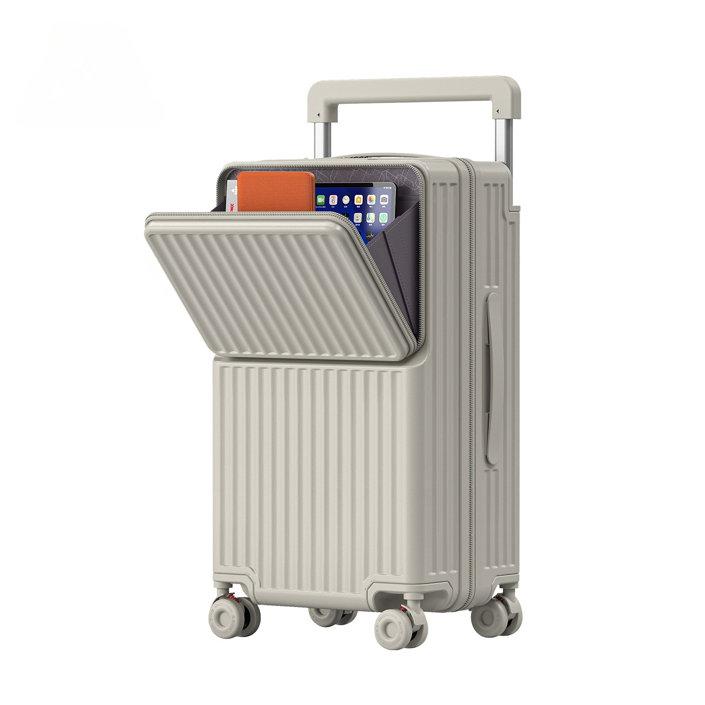 Большой дорожный чемодан на ко – обзор и цена Front Opening Laptop Luggage 24 Inch
