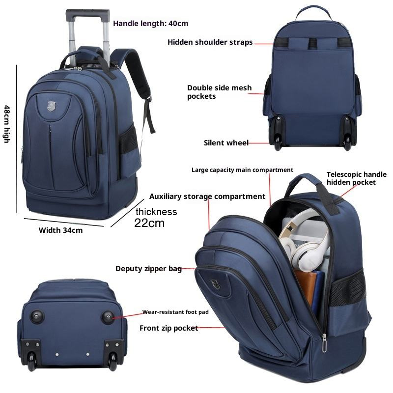 Многофункциональный водонепрон – обзор и цена Foldable Rolling Luggage Bag