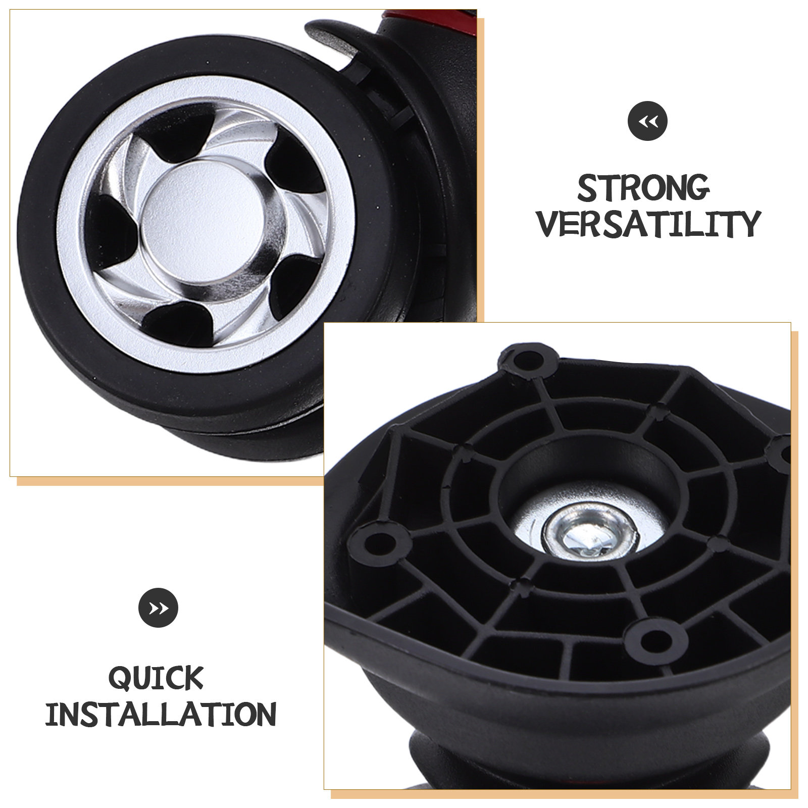 Универсальный комплект колес д – обзор и цена Silent Replacement Luggage Wheels