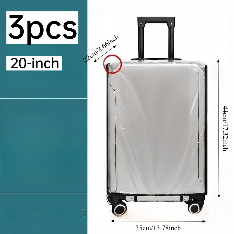 Набор из 3 эластичных прозрачн – обзор и цена Luggage Protective Cover Transparent