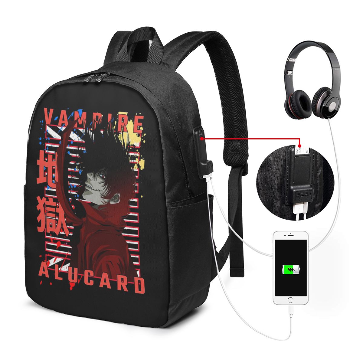 Рюкзак Alucard Hellsing Manga, – обзор и цена Backpacks