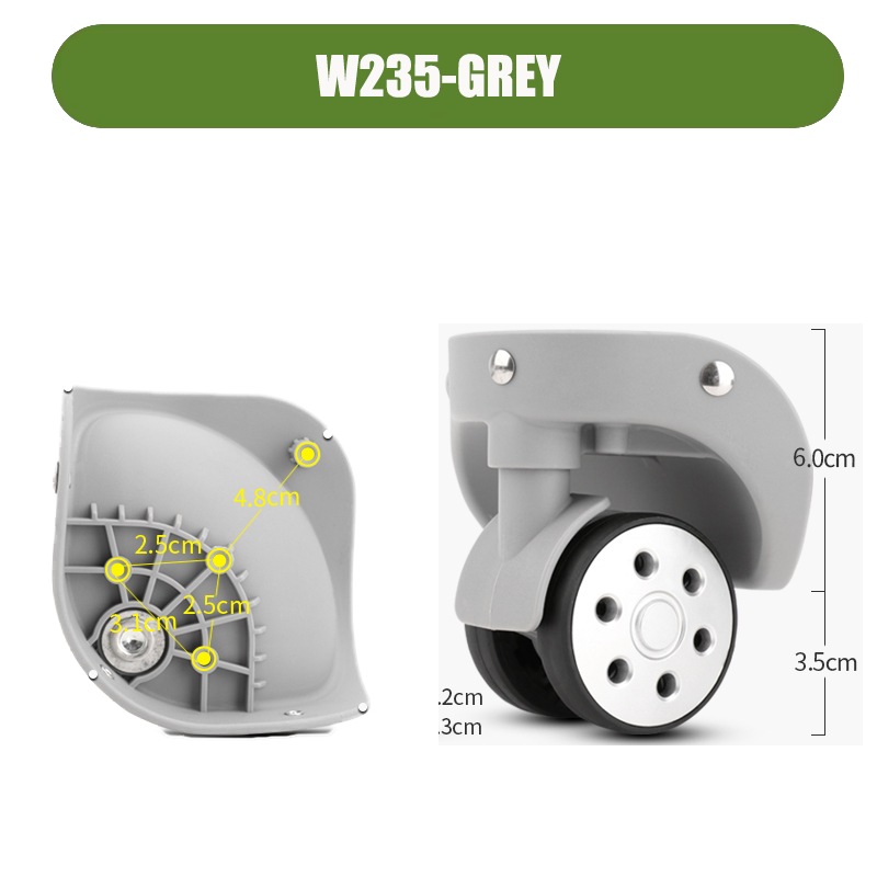 Сменные колеса для багажа W235 – обзор и цена Silent Replacement Luggage Wheels