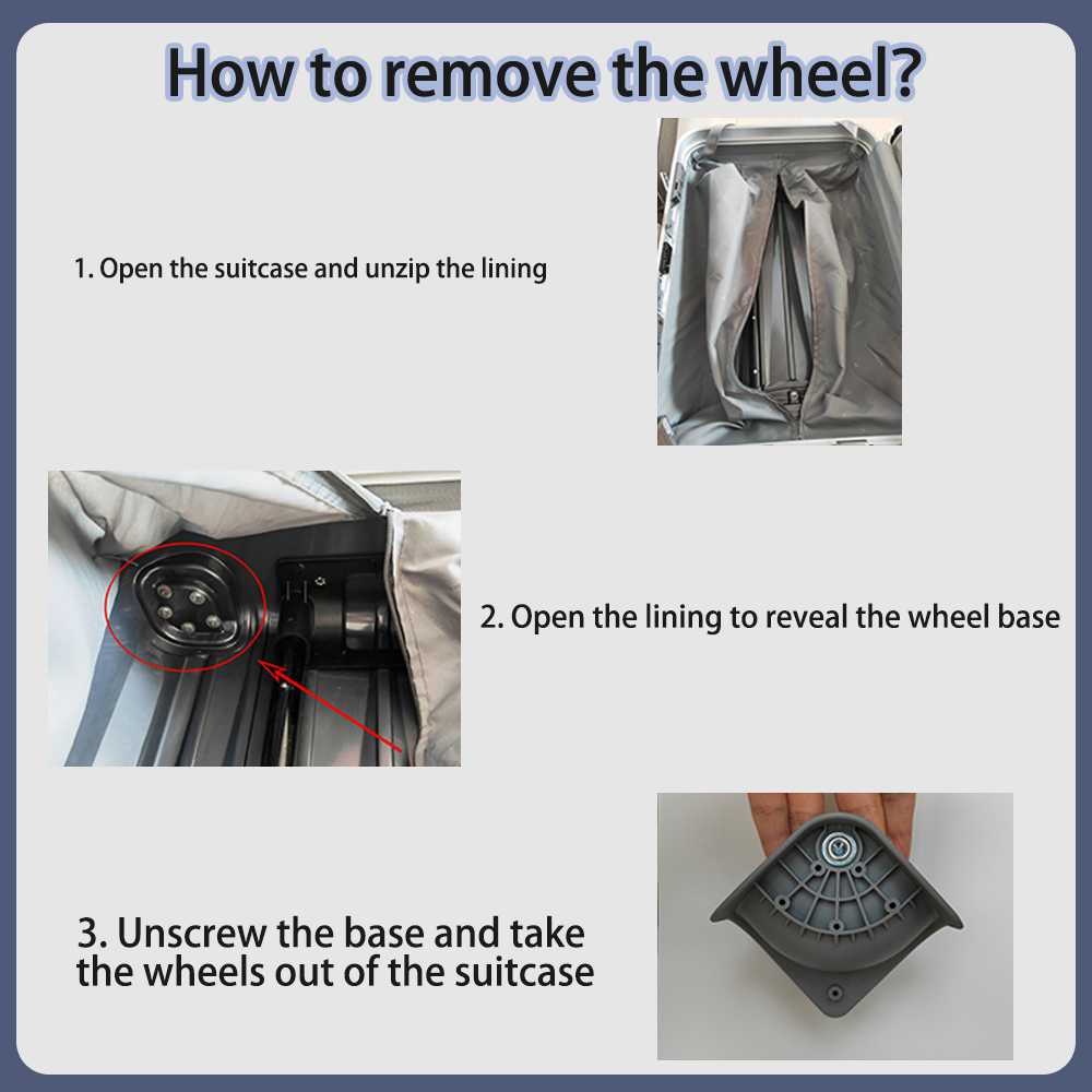 Запасные колеса для чемодана H – обзор и цена Silent Replacement Luggage Wheels