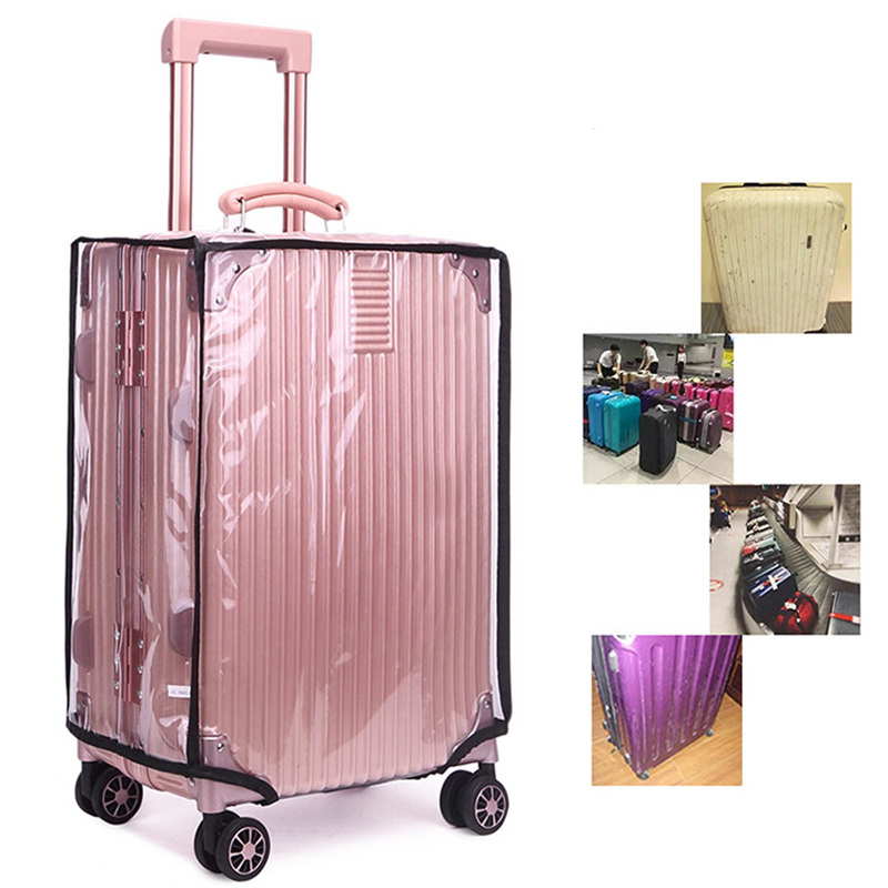 18-30-дюймовый чемодан, защитн – обзор и цена Luggage Protective Cover Transparent