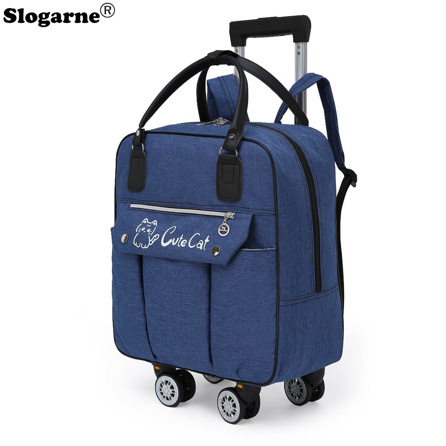 Тележка Большая вместительная  – обзор и цена Foldable Rolling Luggage Bag