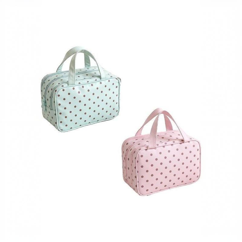 Косметичка в горошек, водонепр – обзор и цена Cosmetic Bags