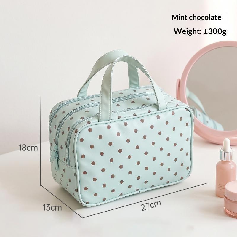 Косметичка в горошек, водонепр – обзор и цена Cosmetic Bags