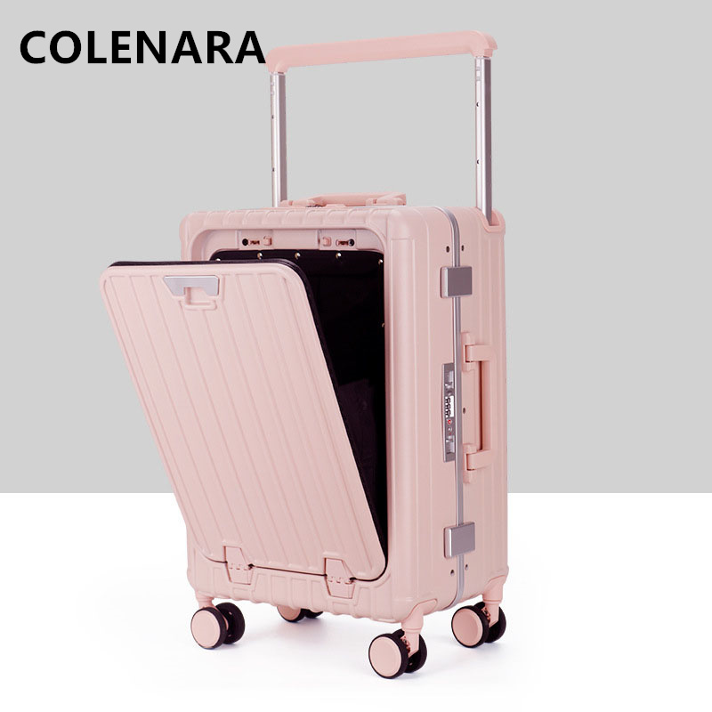 COLENARA 2026 Новая модель чем – обзор и цена Spinner Wheel Rolling Suitcase 20 Inch
